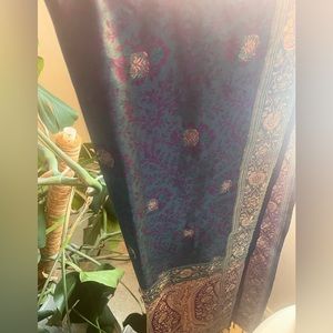One of a kind hand woven silk stole !